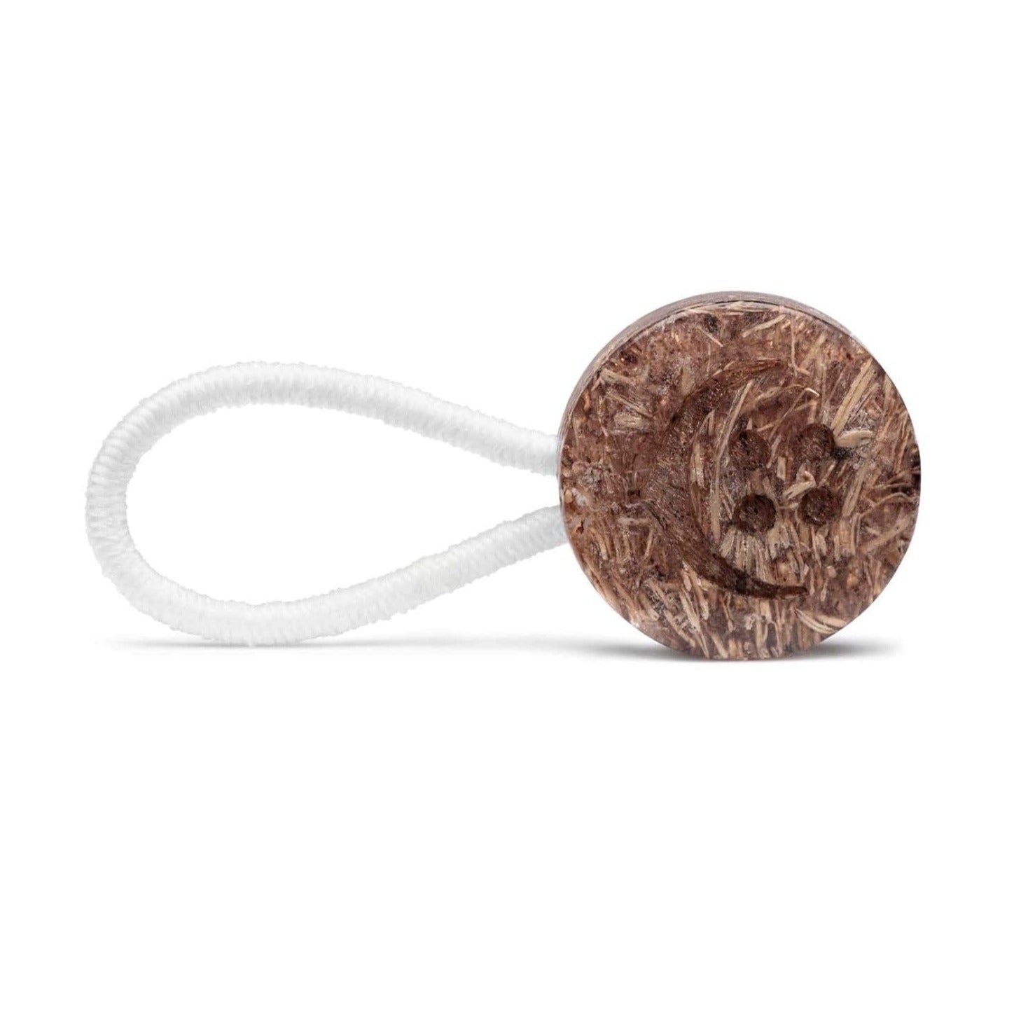 Front view of upcycled Coconut Shirt Collar Extender