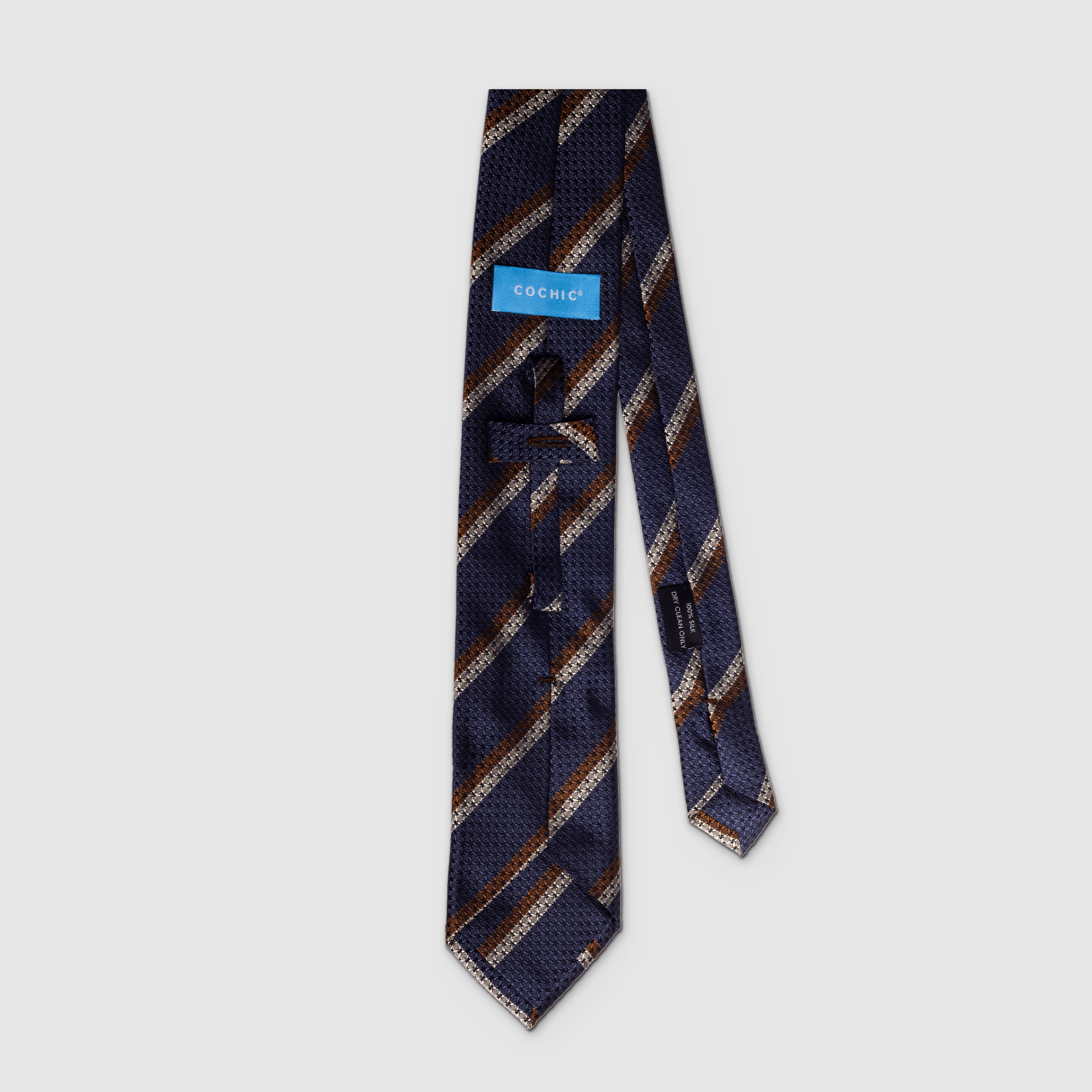 CRAVATE CLASSIQUE ESPRESSO AZURE