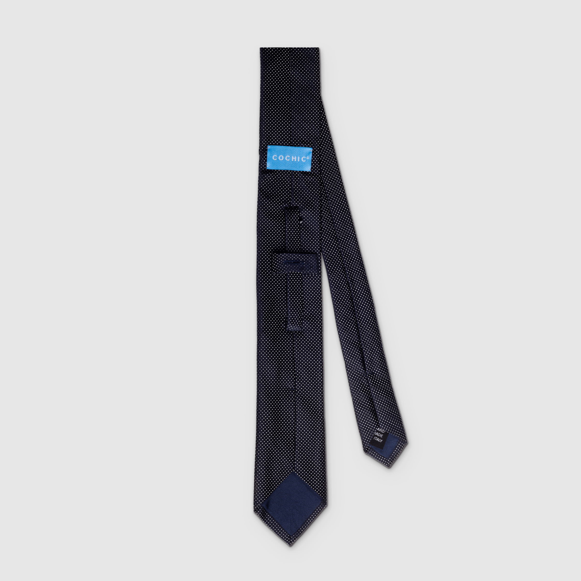 CRAVATE GIANCARLO BLEU MARINE - SLIM