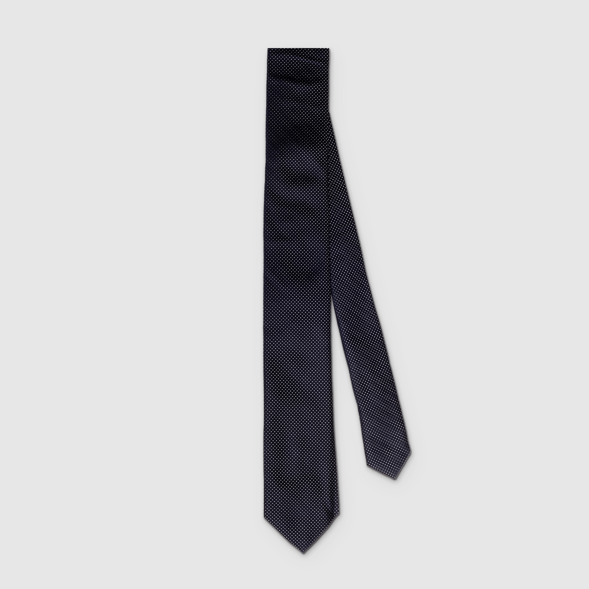 CRAVATE GIANCARLO BLEU MARINE - SLIM