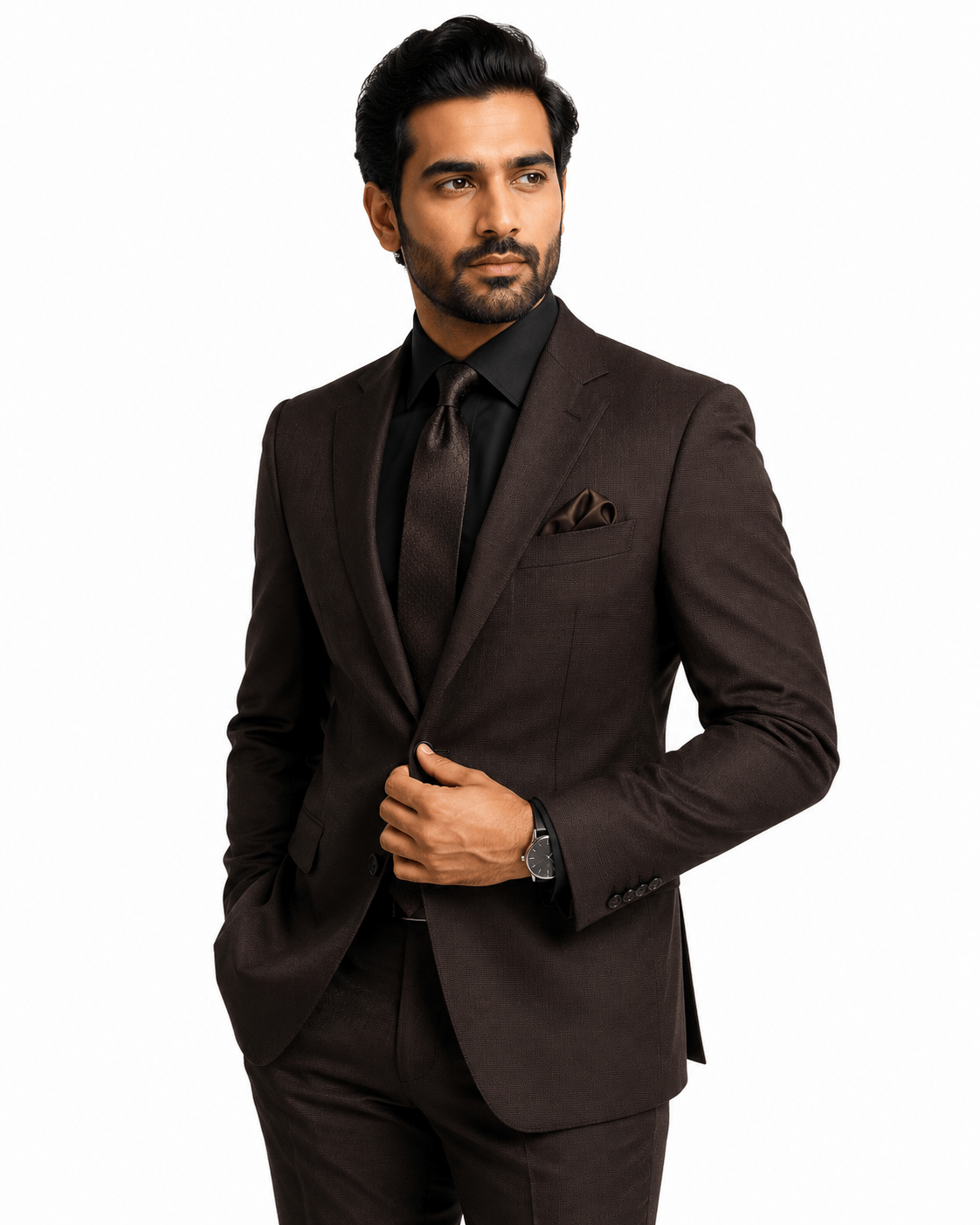 JAZZY COFFEE TIE BROWN- SKINNY