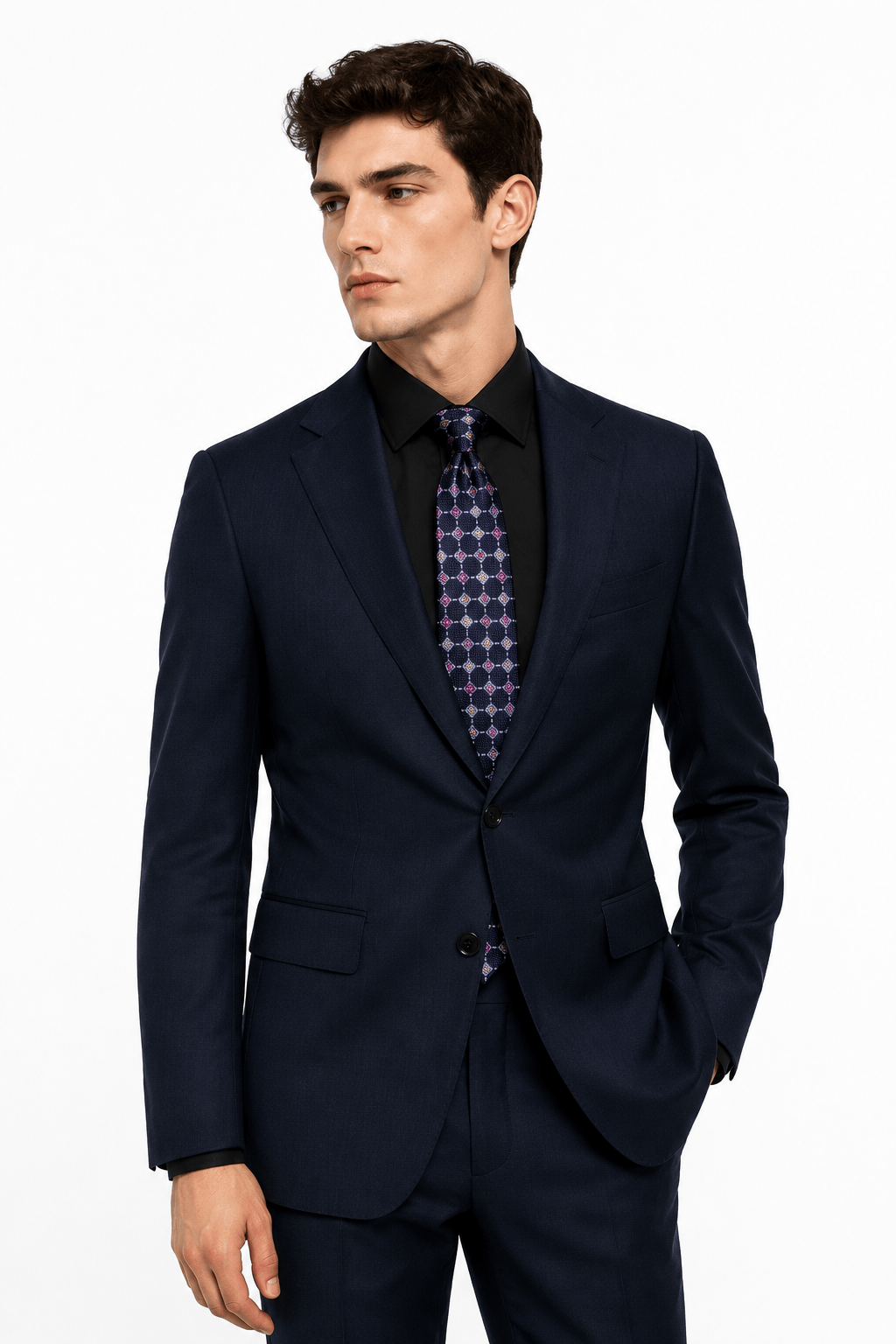 SILVER PETAL WALTZ CLASSIC TIE