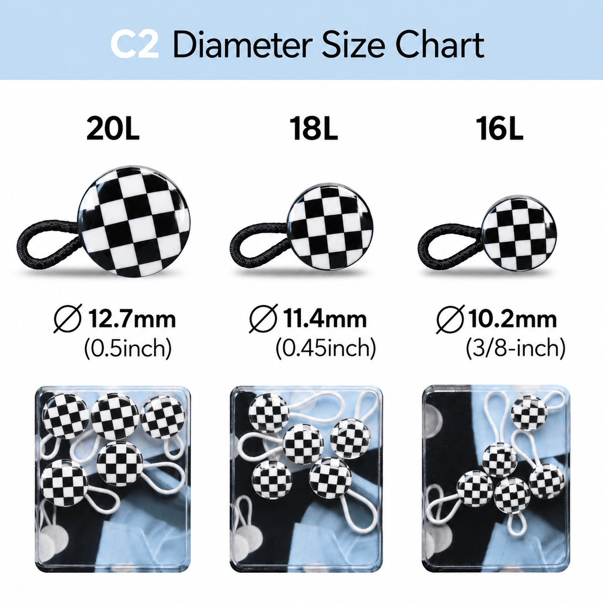 Extenseur de Col de Chemise C2 - 5 MCX (Checkered)