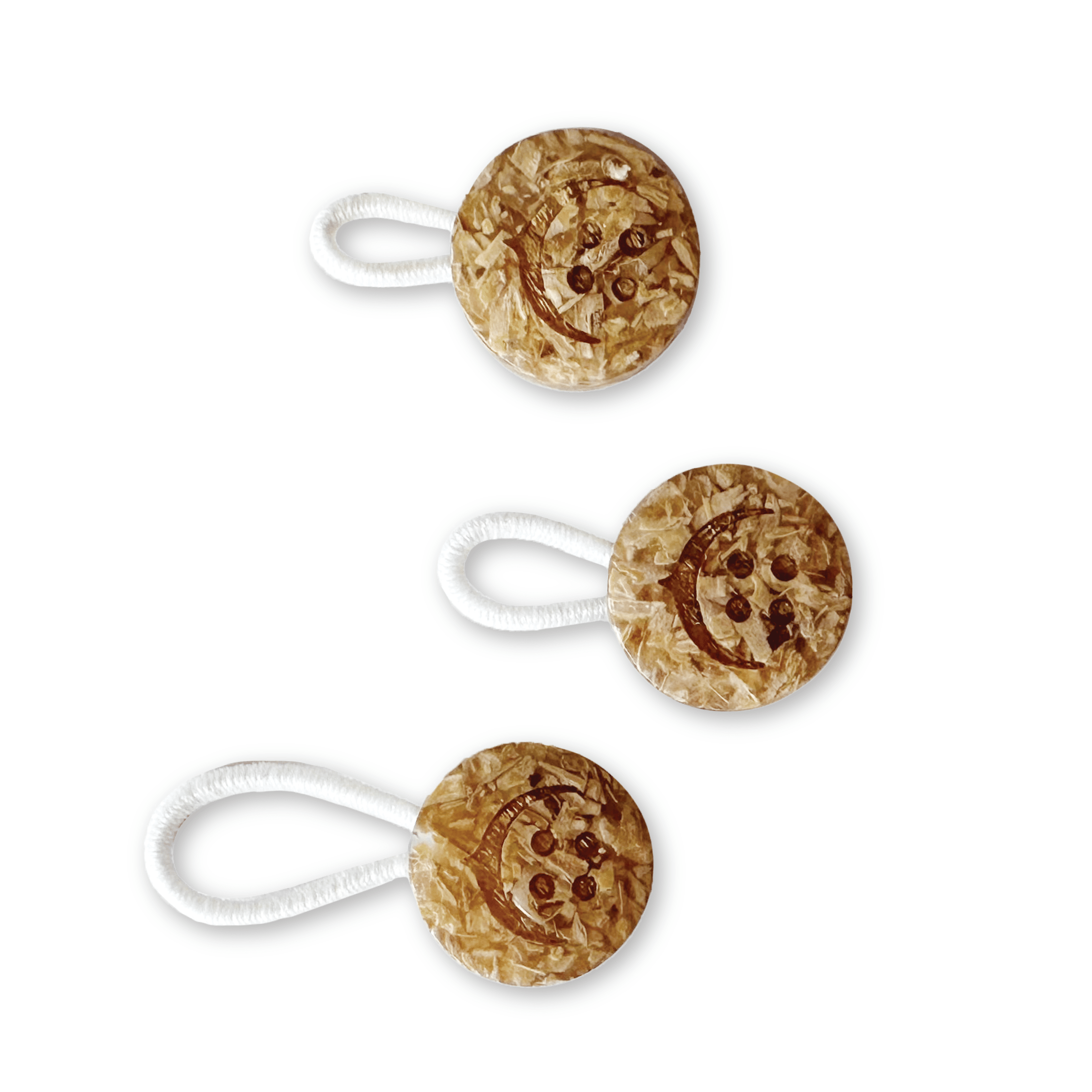 SHIRT COLLAR EXTENDER RICE HUSK UPCYCLED (3 PCS)