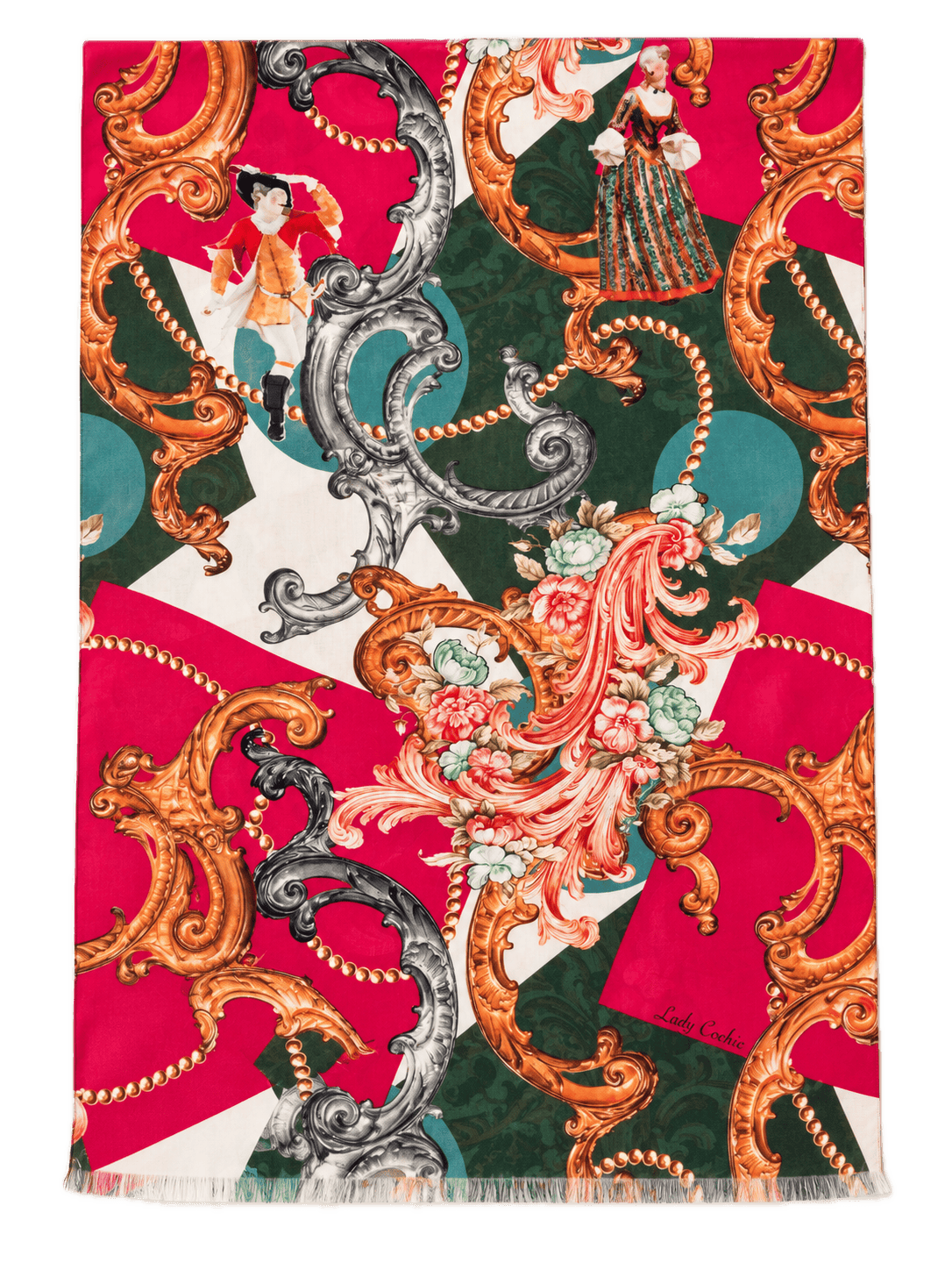 Wool Silk Foulard - Emmeline Pankhurst - Cochic