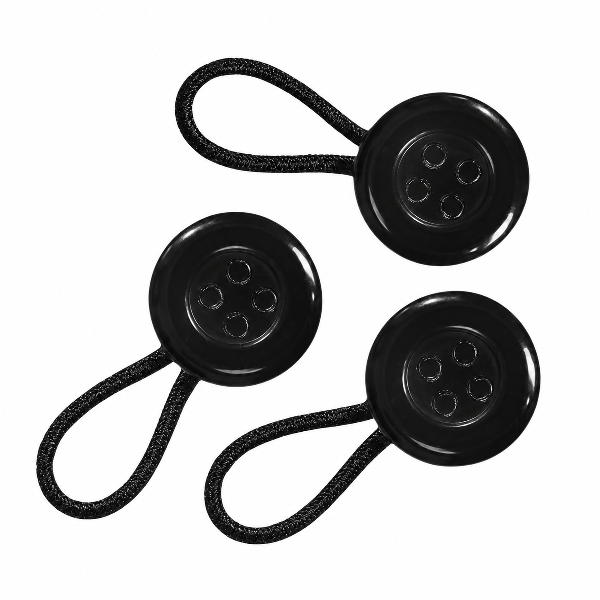 C2 black shirt collar extenders, set of 3