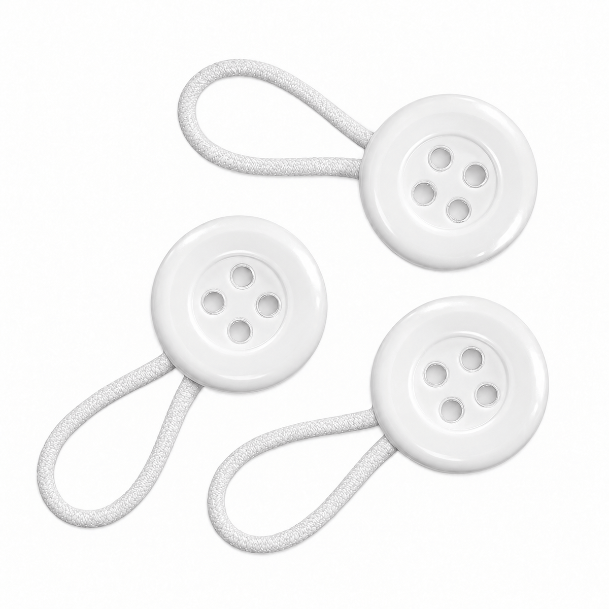 C2 white shirt collar extenders, set of 3