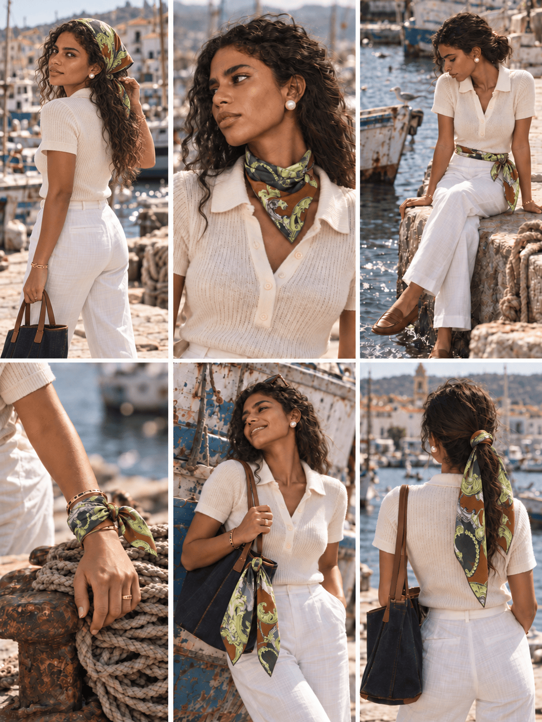 Marie Curie wool silk foulard - Cochic