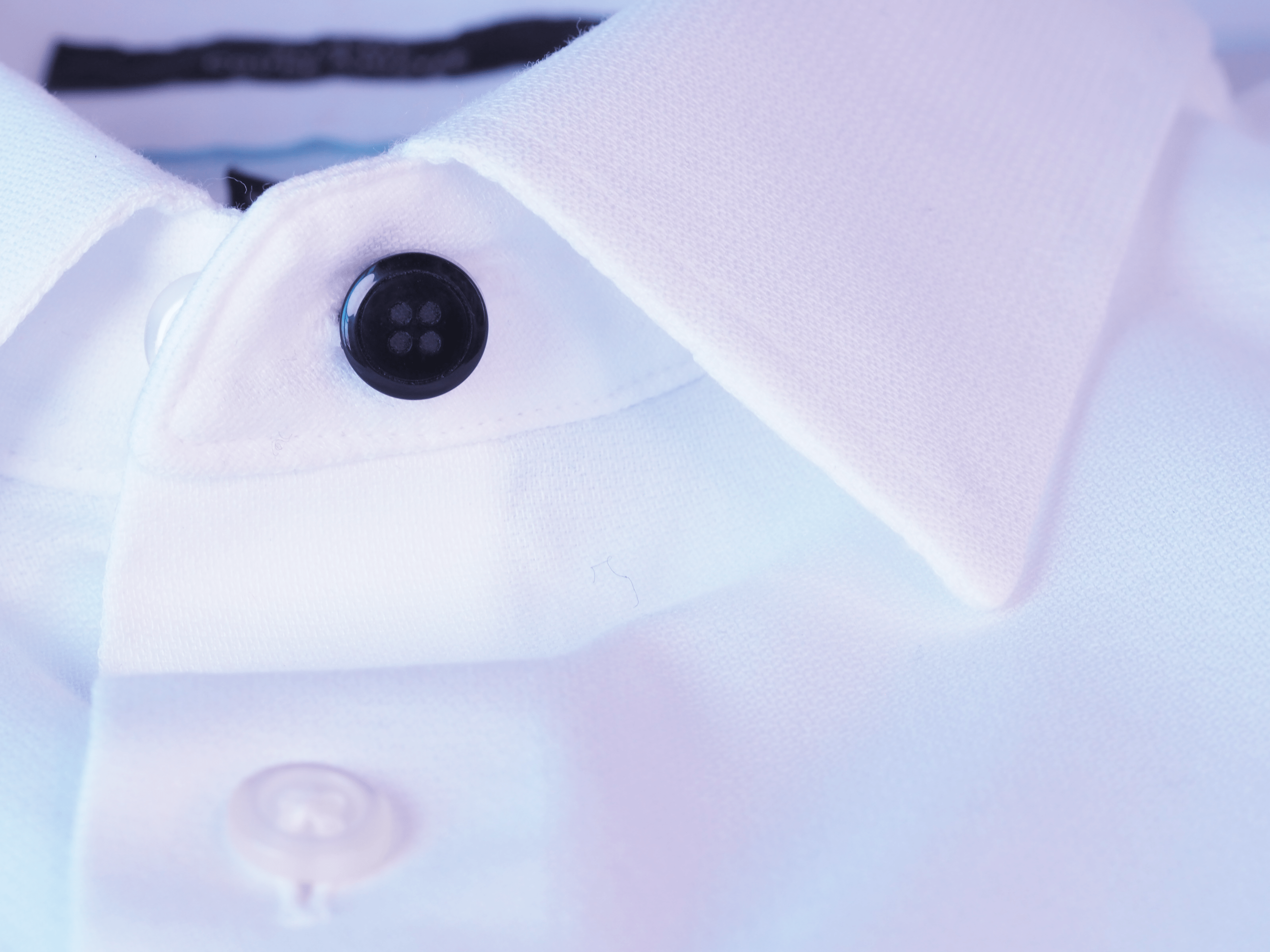 Front view of Black C2 shirt collar extender