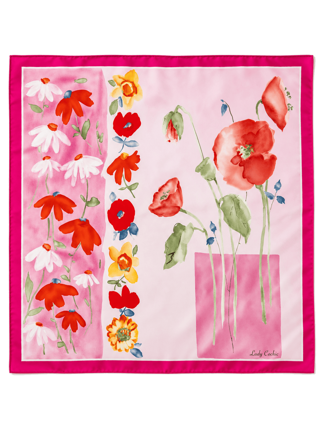 Sofia Silk Foulard - Cochic