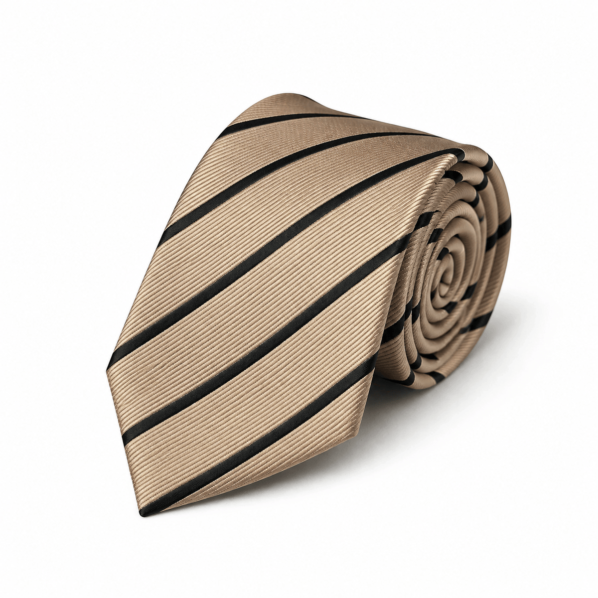 THE WINDSOR STRIPE - BOTTIGLIA TIE, Ivory