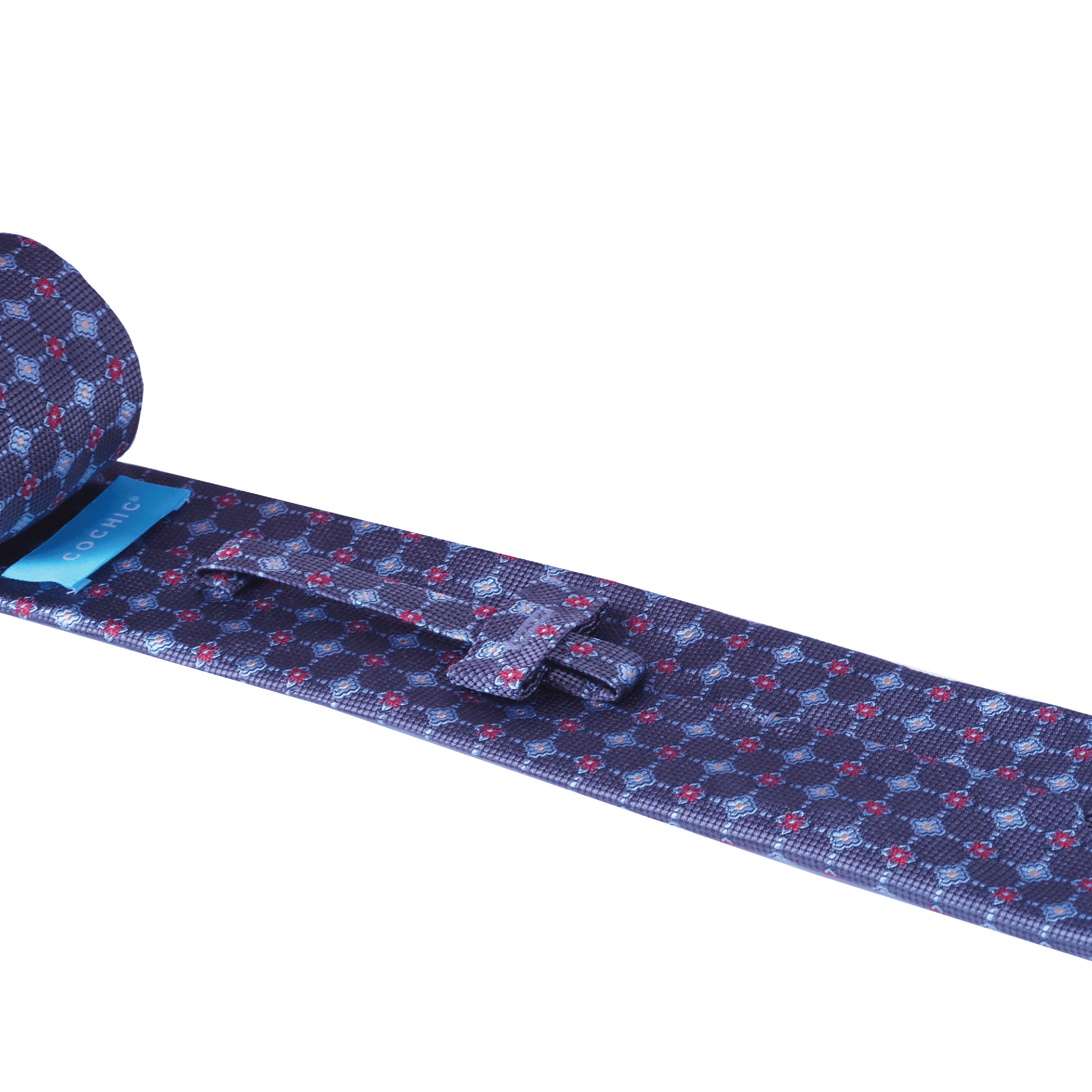 CRAVATE CLASSIQUE LA VALSE ARGENTÉ DES PÉTALES