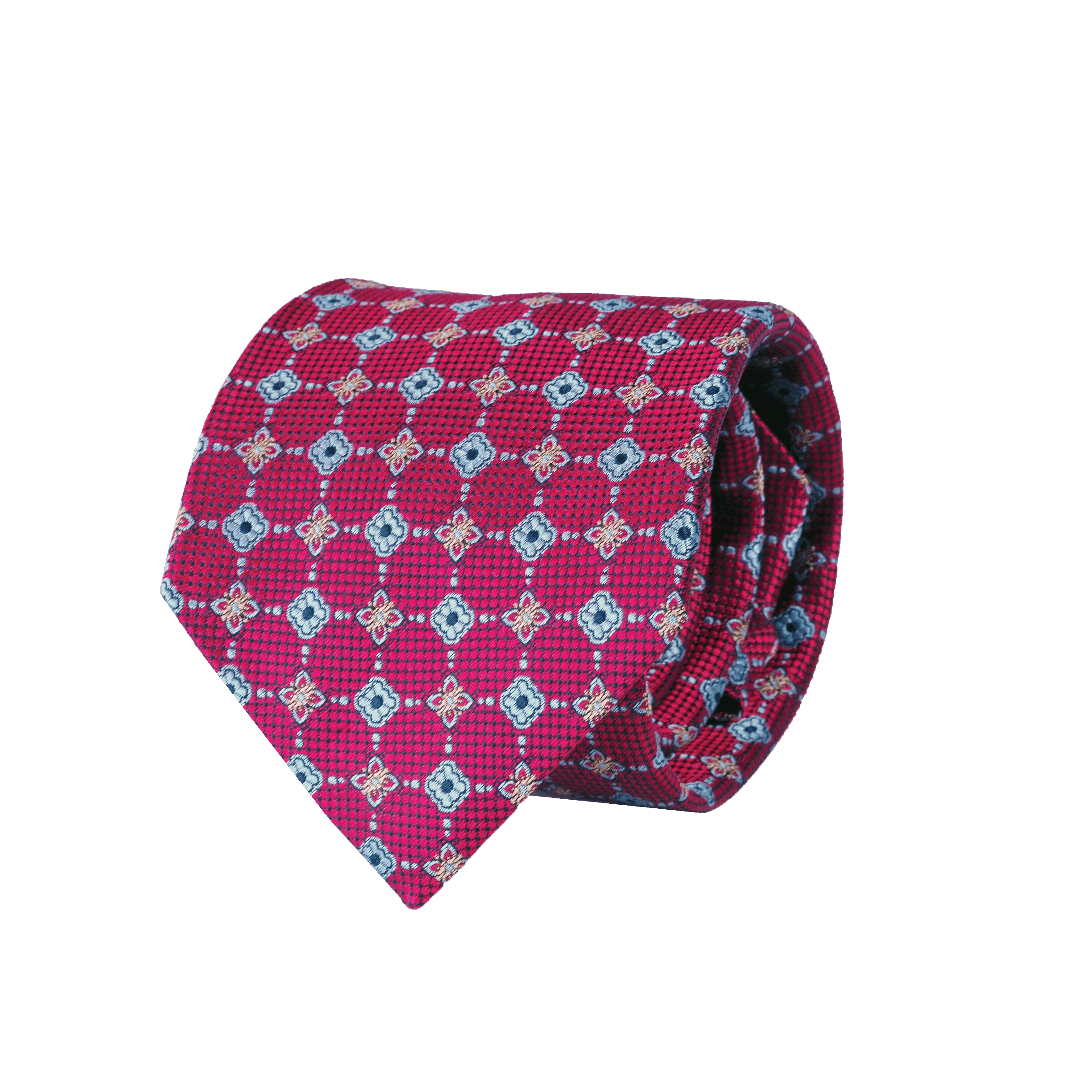 CRAVATE CLASSIQUE FLEURS MAJESTIQUE