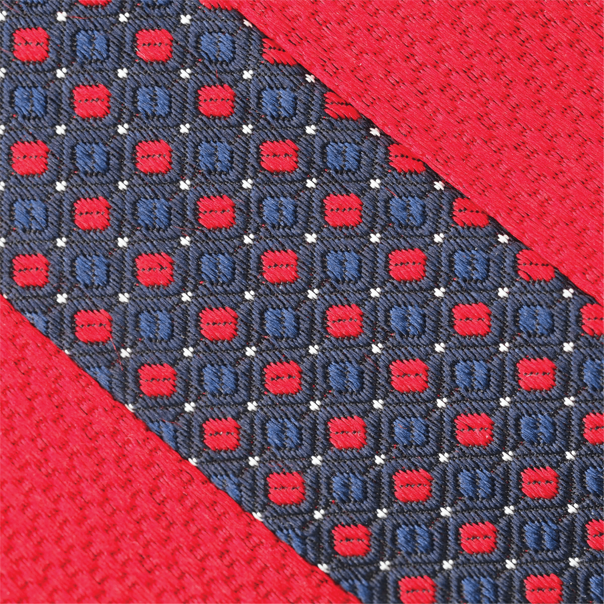 Details photo of a Red Silk Tie - St Valentine's