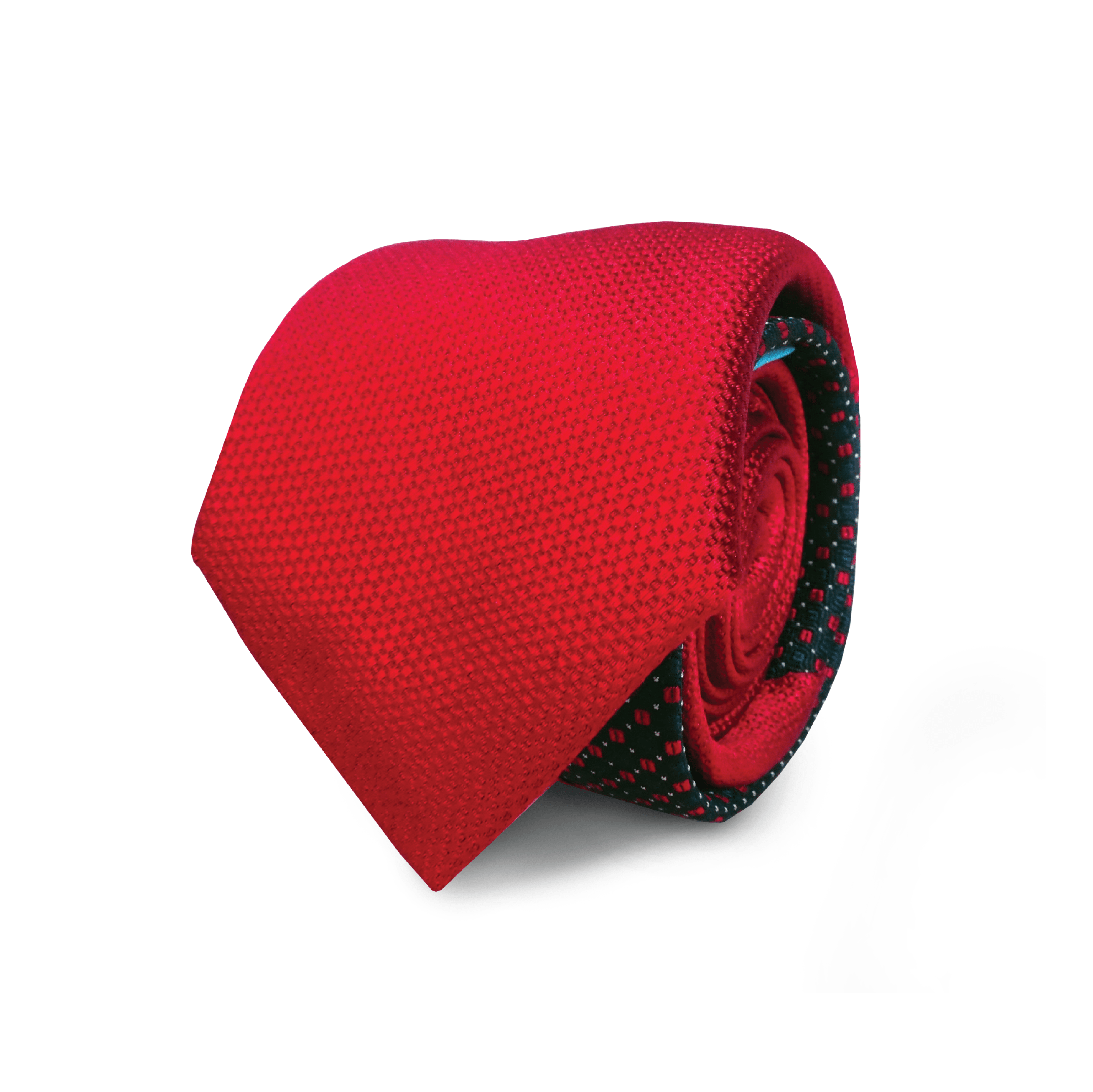 Front view of the Mighty Romance Silk Tie