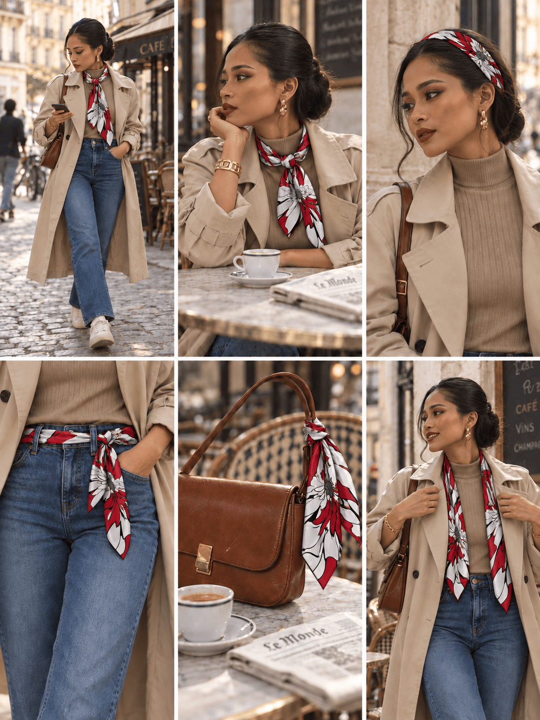 Vento d'Amore silk foulard - Cochic