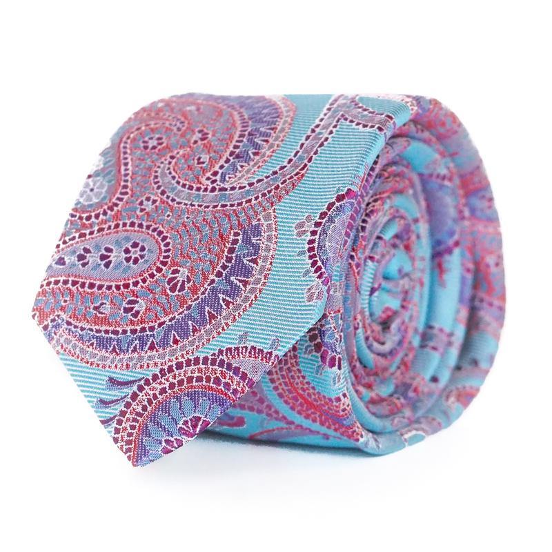 MOGADOR BLUE CHIC TIE - SKINNY - Cochic