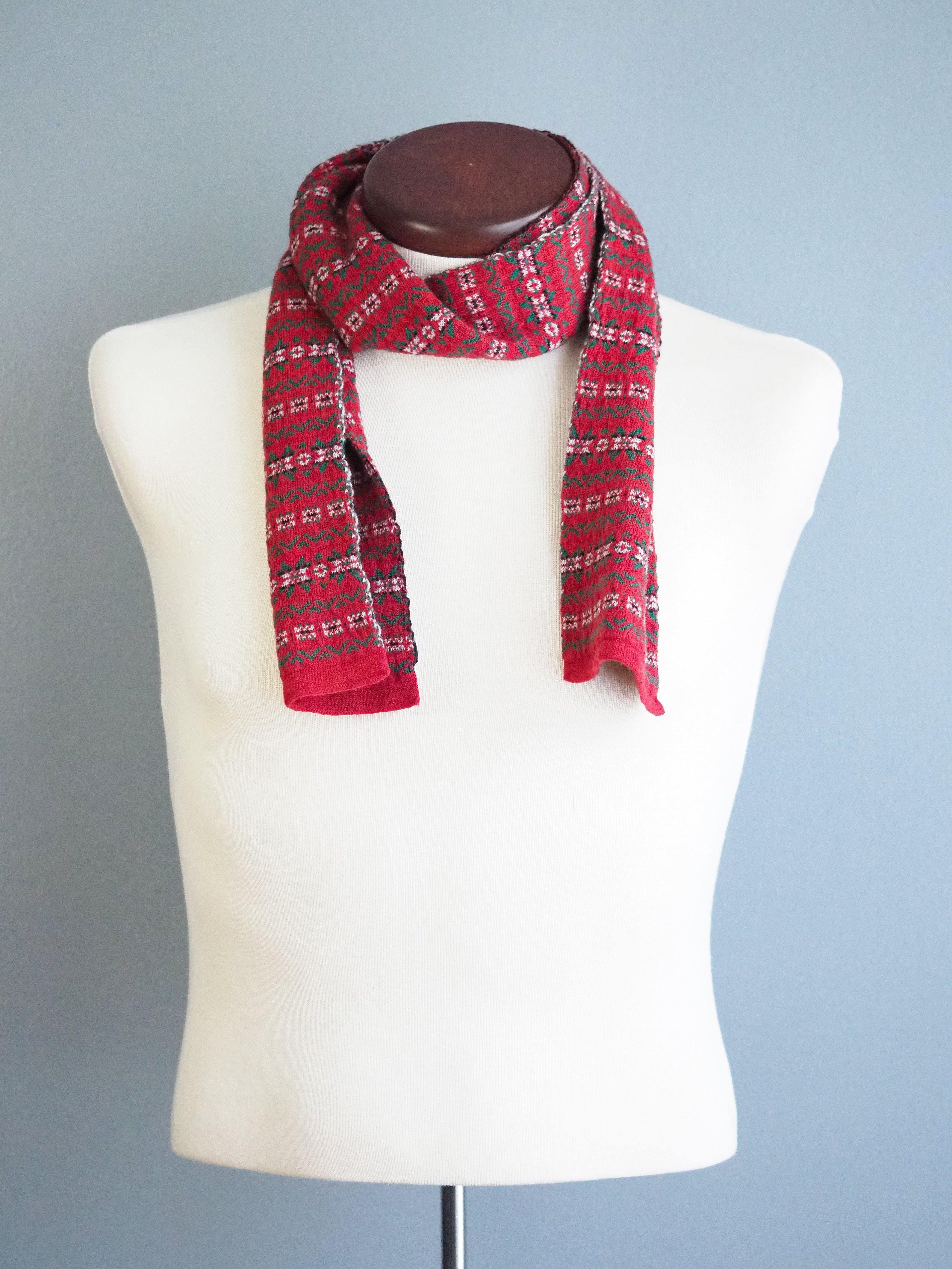 BRUXELLES WOOL SCARF - CHRISTMAS DESIGN - Cochic