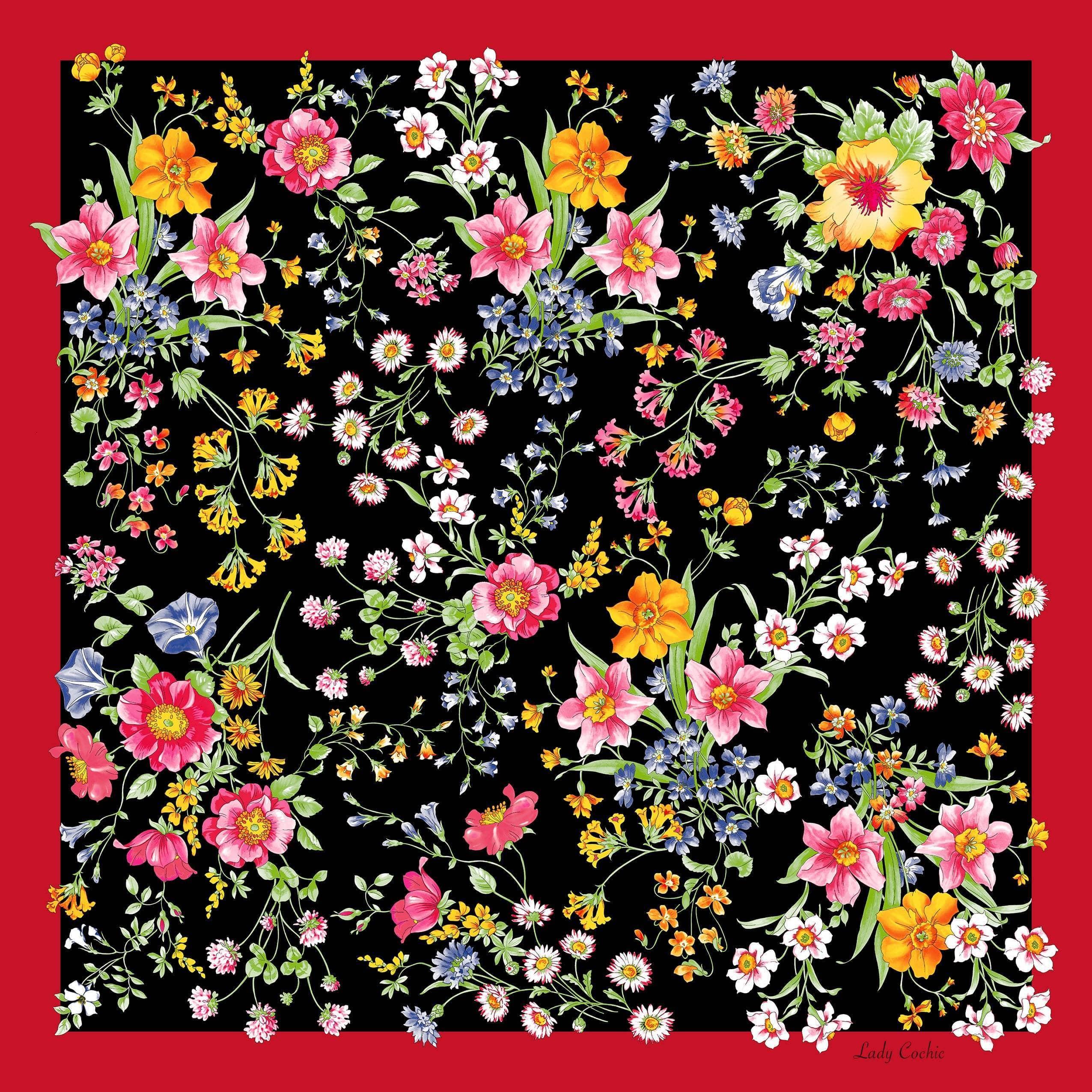 Les Jardins Fiorito – Silk Foulard - Cochic