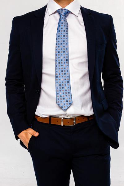 A COCHIC BLUE TIE - SKINNY - Cochic
