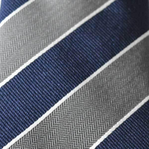 BACHELOR TIE BLUE AND GREY - SKINNY - Cochic