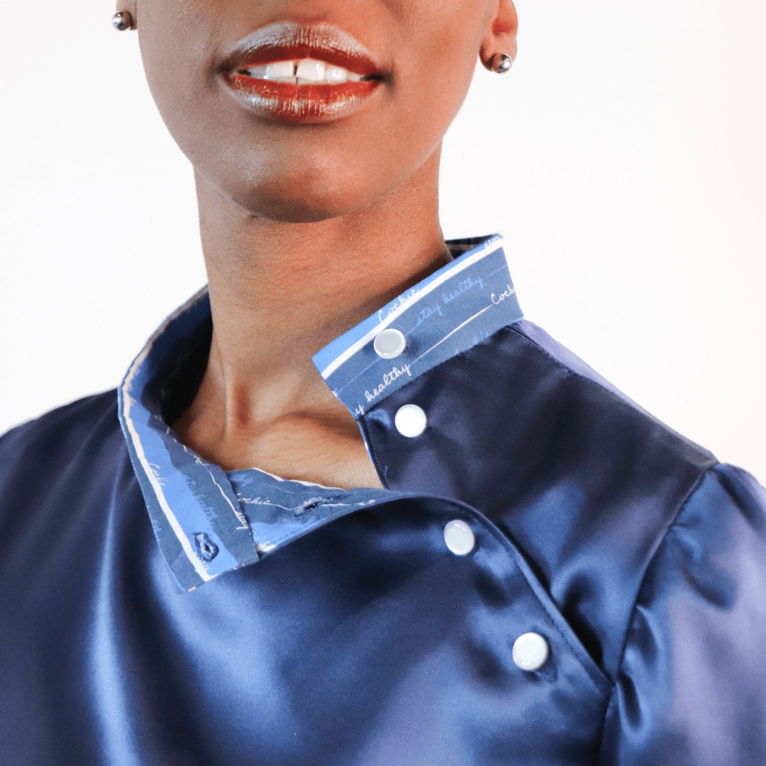 BLOUSE EN SOIE-SAPHIR®