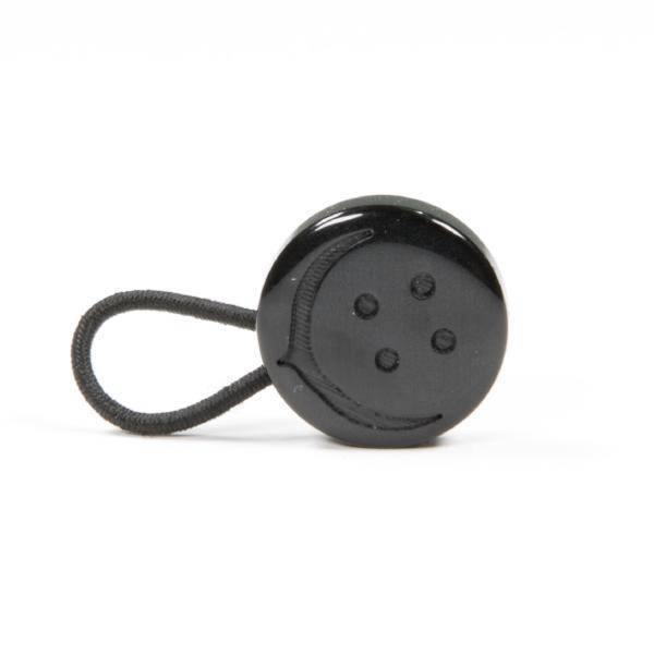 Front view of black waist extender