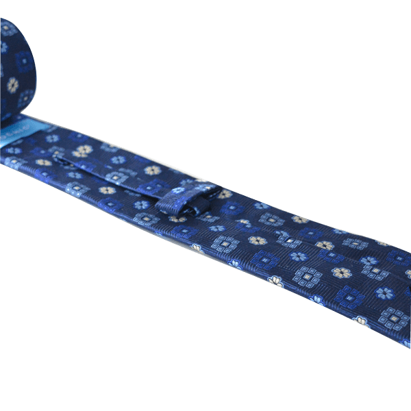 FANCY TIE BLUE NAVY - SKINNY - Cochic