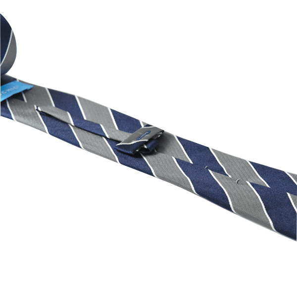 BACHELOR TIE BLUE AND GREY - SKINNY - Cochic
