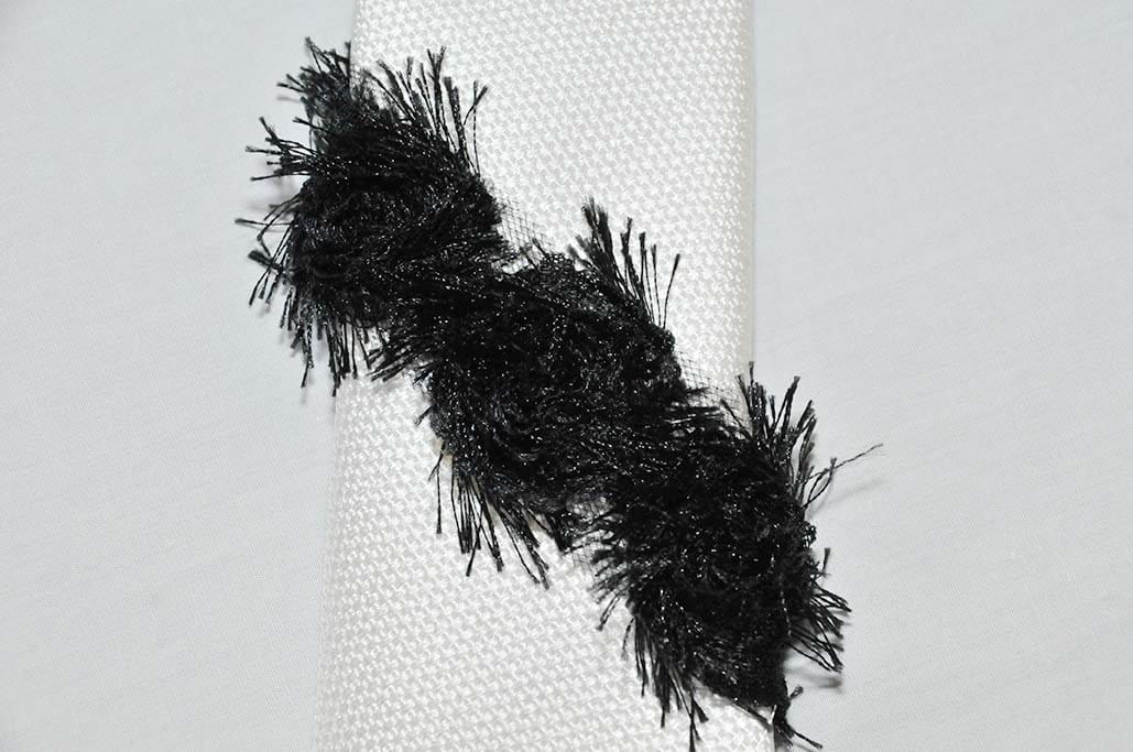 CRAVATE FIORE NERO