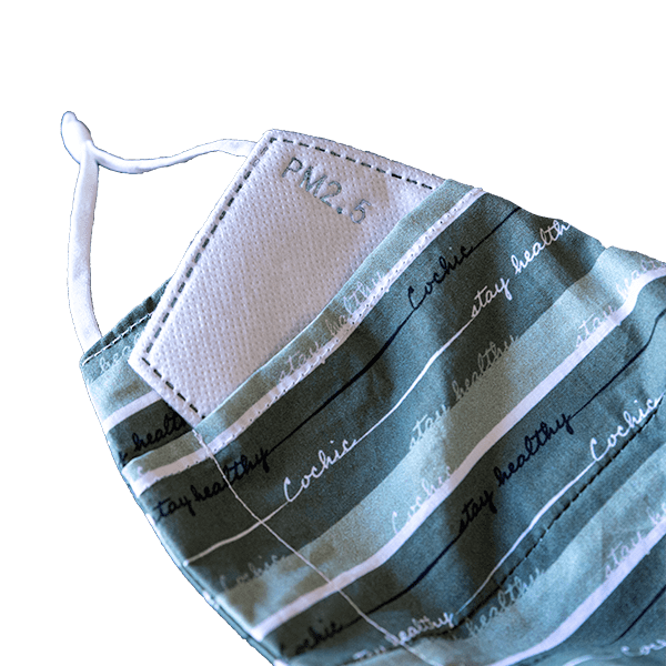 “Stay Healthy” 99.9% Antibacterial Mask - Thyme 2 - Cochic