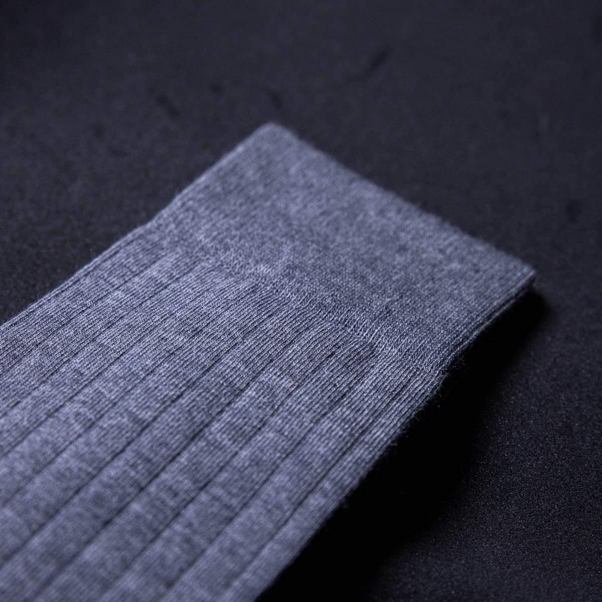 Elegant Cashmere blend dress socks - Silver Grey - Cochic
