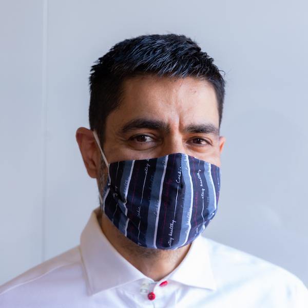 “Stay Healthy” 99.9% Antibacterial Mask - Bold Graphite - Cochic
