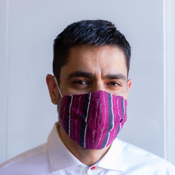 “Stay Healthy” 99.9% Antibacterial Mask - Plum Pie - Cochic