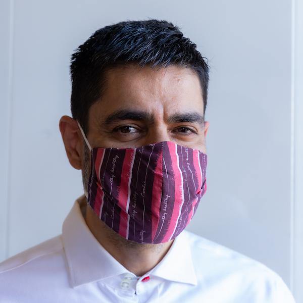 “Stay Healthy” 99.9% Antibacterial Mask - Fig - Cochic