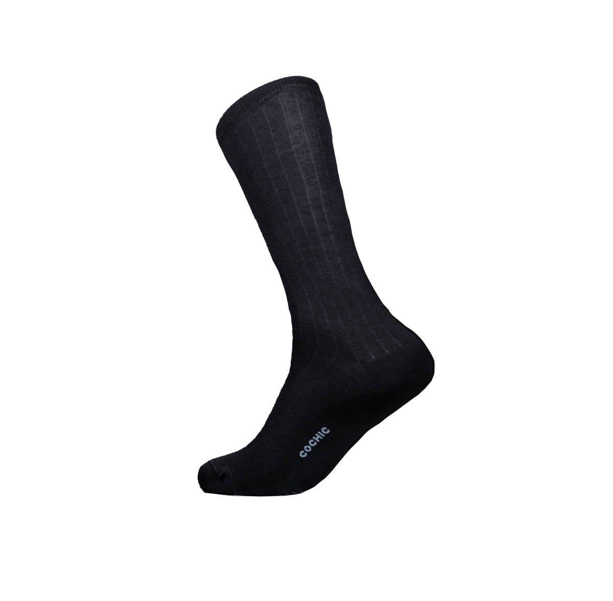 Elegant Cashmere blend dress socks - Black Knight - Cochic