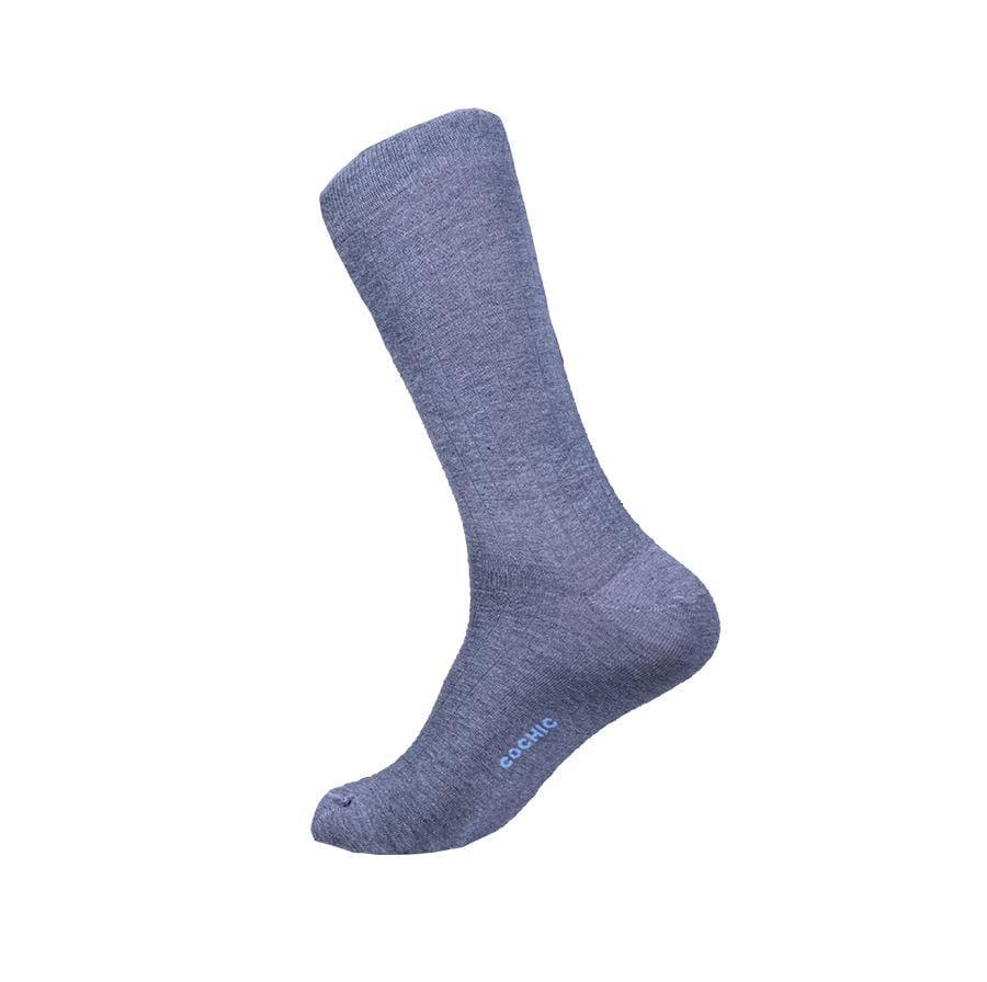 Elegant Cashmere blend dress socks - Silver Grey - Cochic