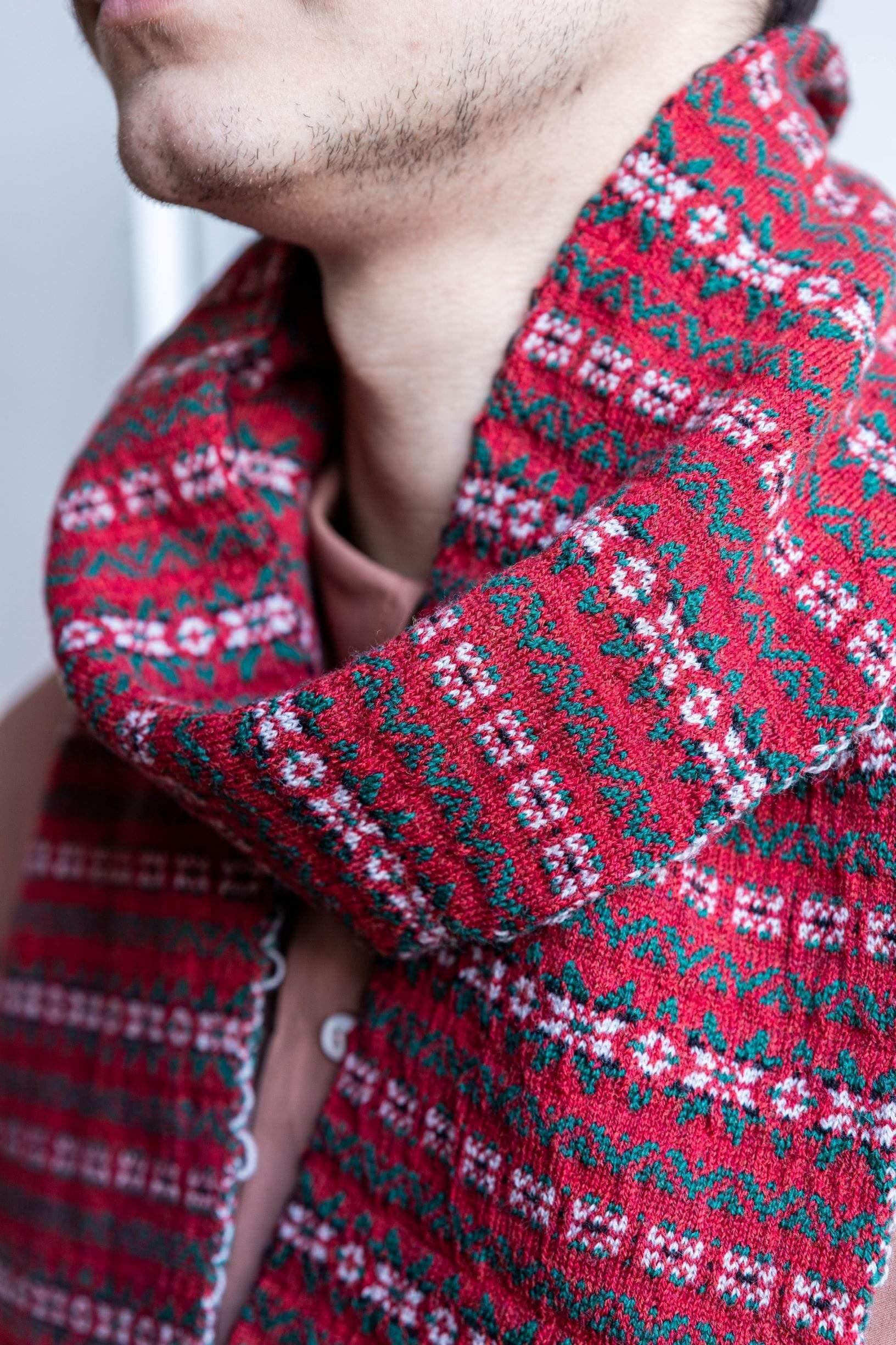 BRUXELLES WOOL SCARF - CHRISTMAS DESIGN - Cochic