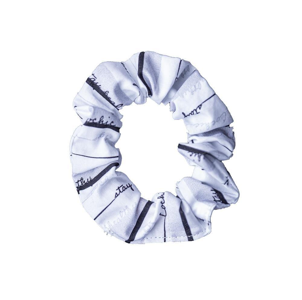 Antibacterial Cotton Hair Tie - White - Cochic