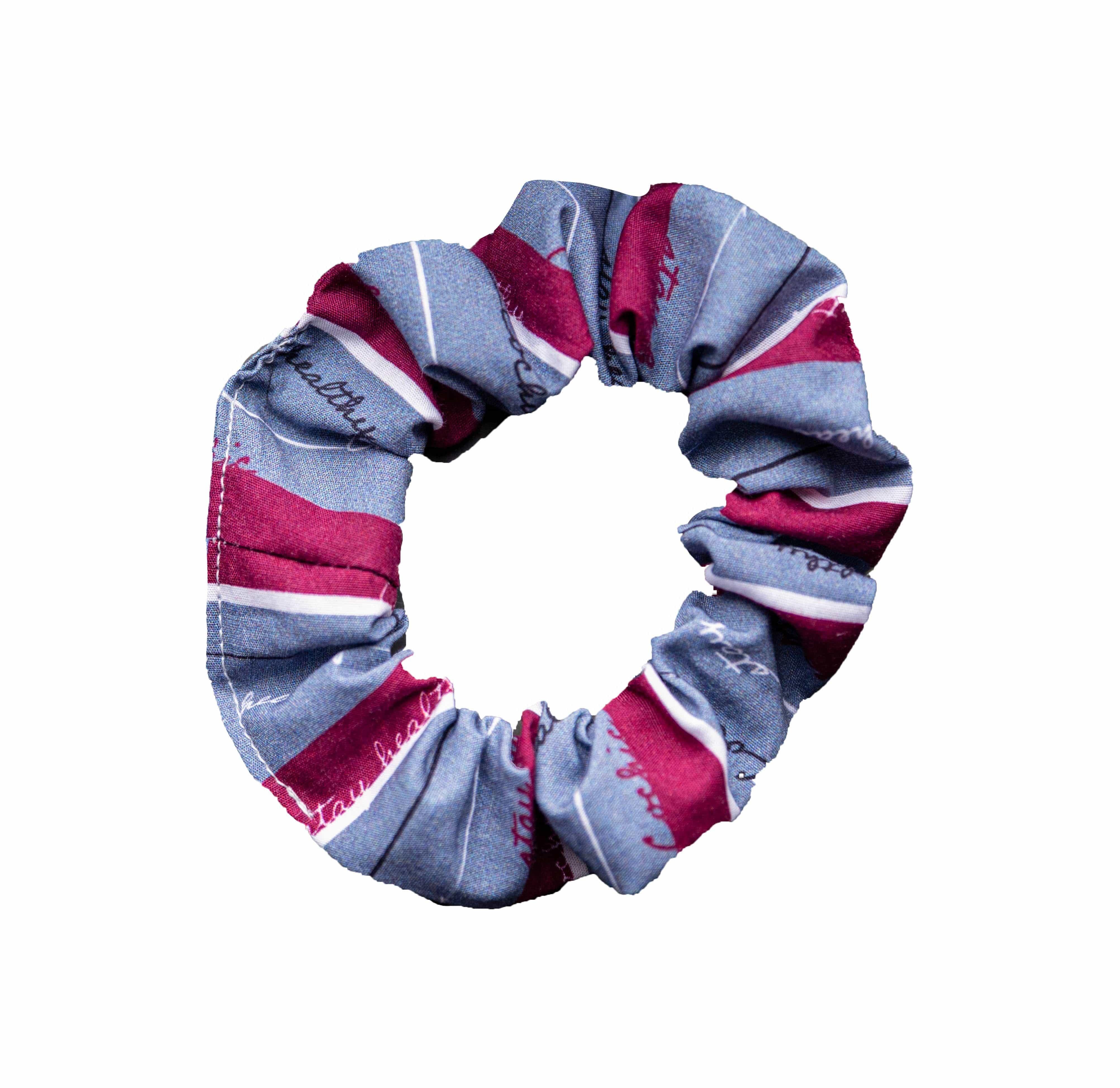 Antibacterial Cotton Hair Tie - Vintage Blue - Cochic