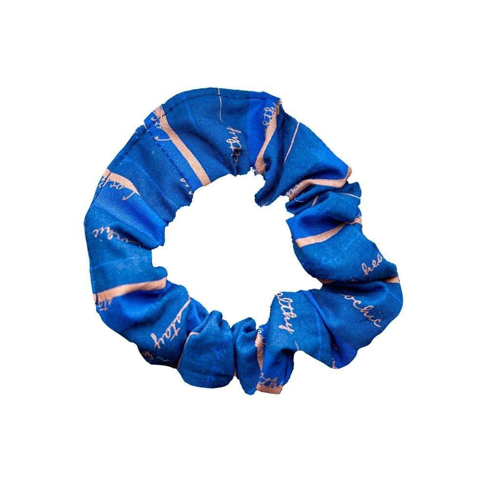 Antibacterial Cotton Hair Tie - Blue/Orange - Cochic