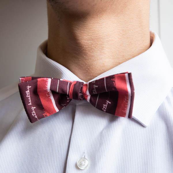 "Stay Healthy" - Bow Tie - Antibacterial Cotton - Cochic