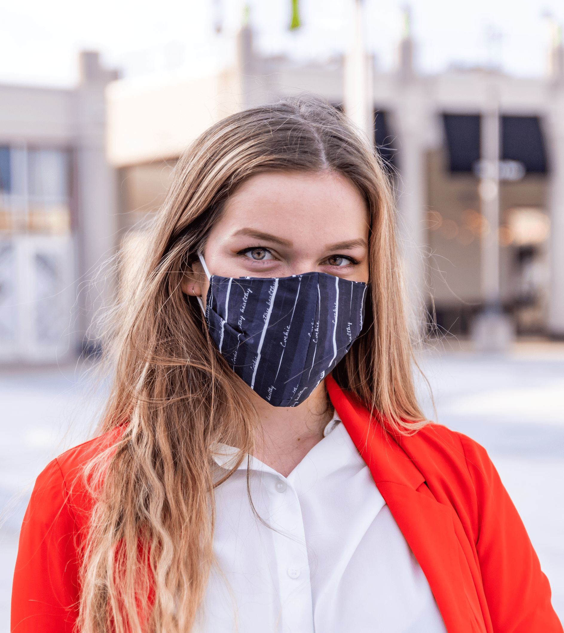 “Stay Healthy” 99.9% Antibacterial Mask - Black - Cochic