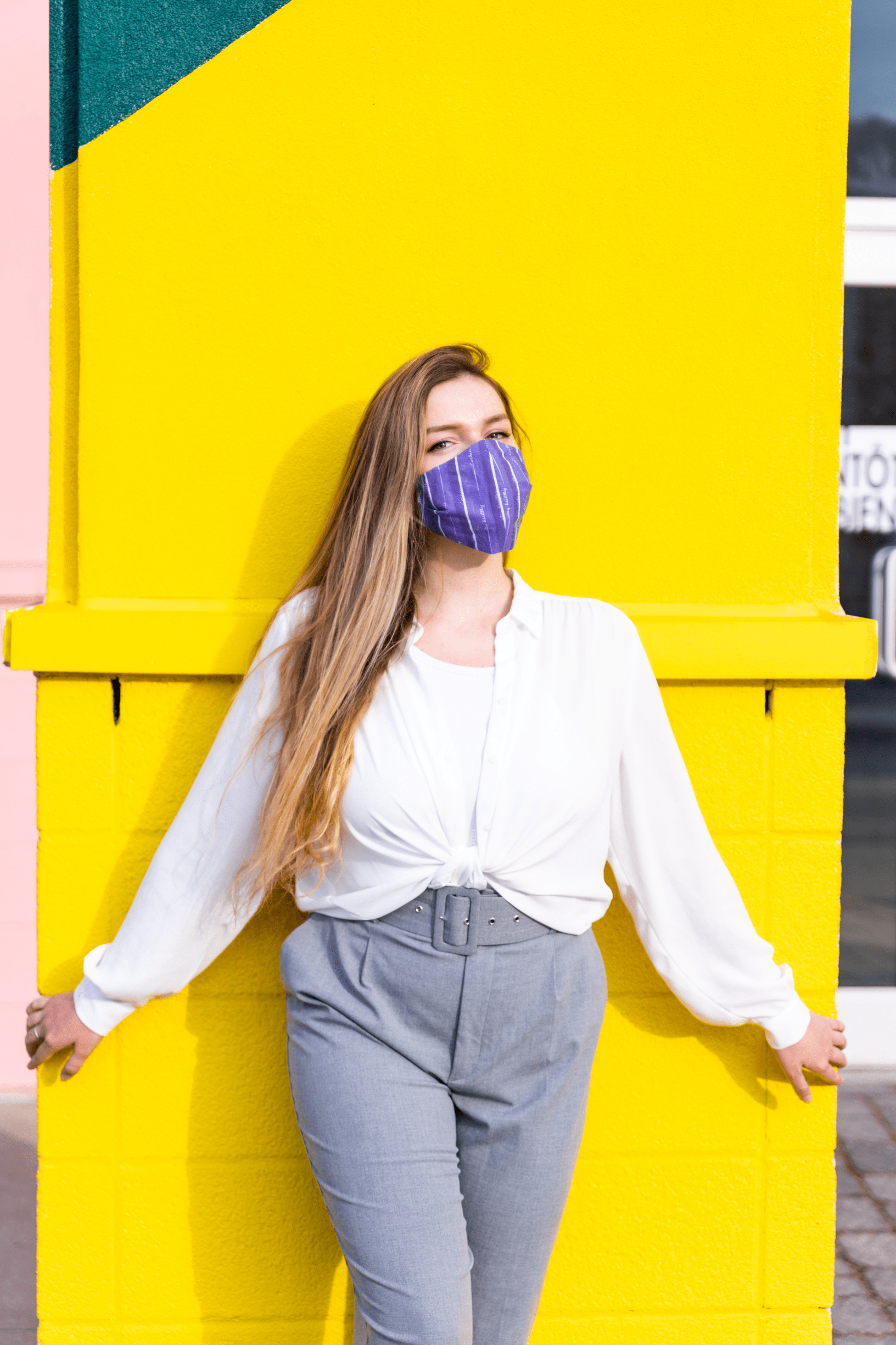 “Stay Healthy” 99.9% Antibacterial Mask - Corsican Purple - Cochic