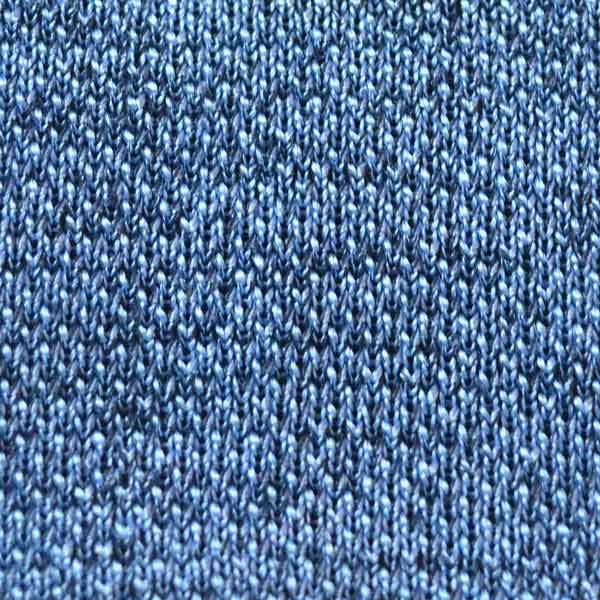 ITALIAN TRICOT TIE BLUE - SKINNY - Cochic
