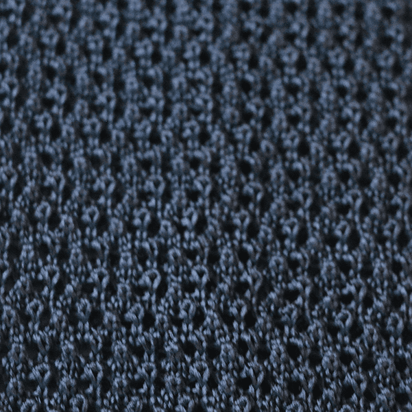 ITALIAN TRICOT TIE NAVY - SKINNY - Cochic