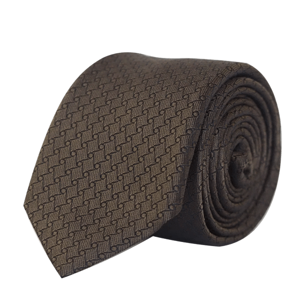 JAZZY COFFEE TIE BROWN -SKINNY - Cochic
