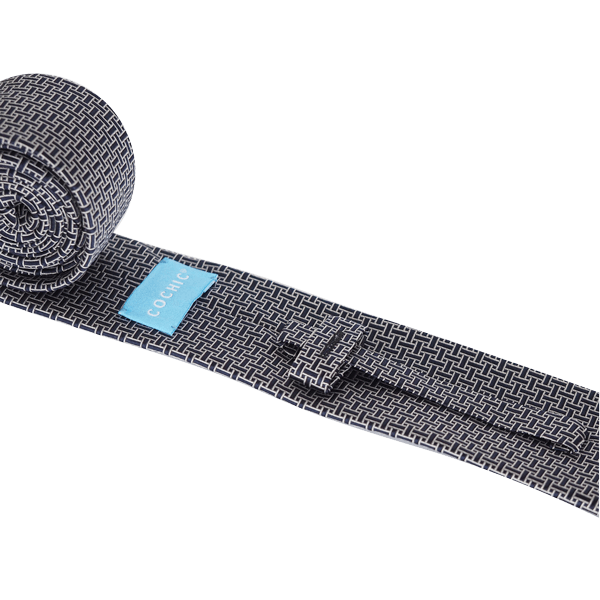 MODERN SILVER TIE - SKINNY - Cochic