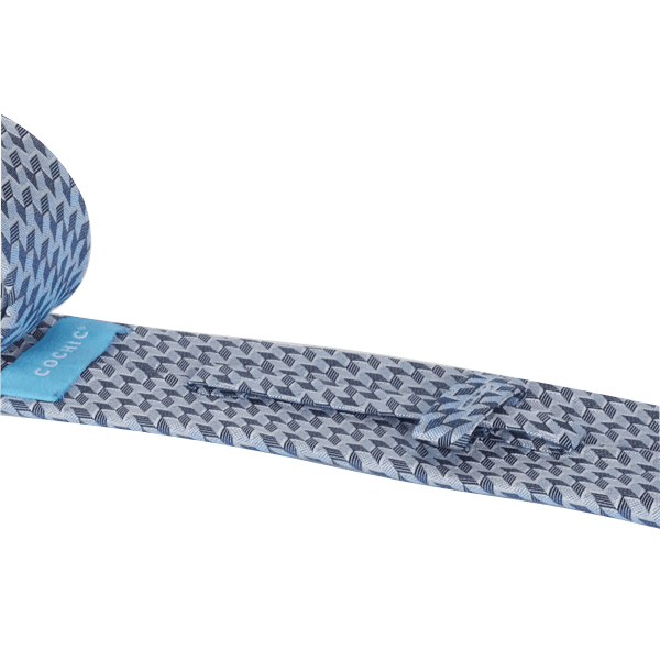 WAVY BLUE TIE - SKINNY - Cochic