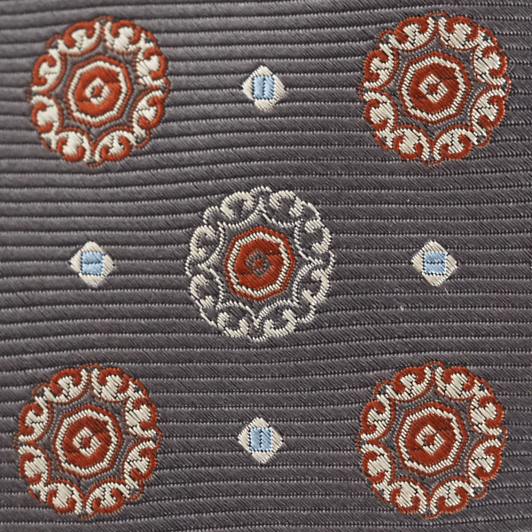 FANCY TIE BROWN GOLDEN - SKINNY - Cochic